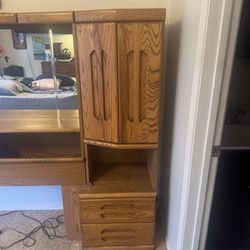 Oak Head Board