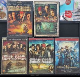 5 movies The Pirates of Caribbean.