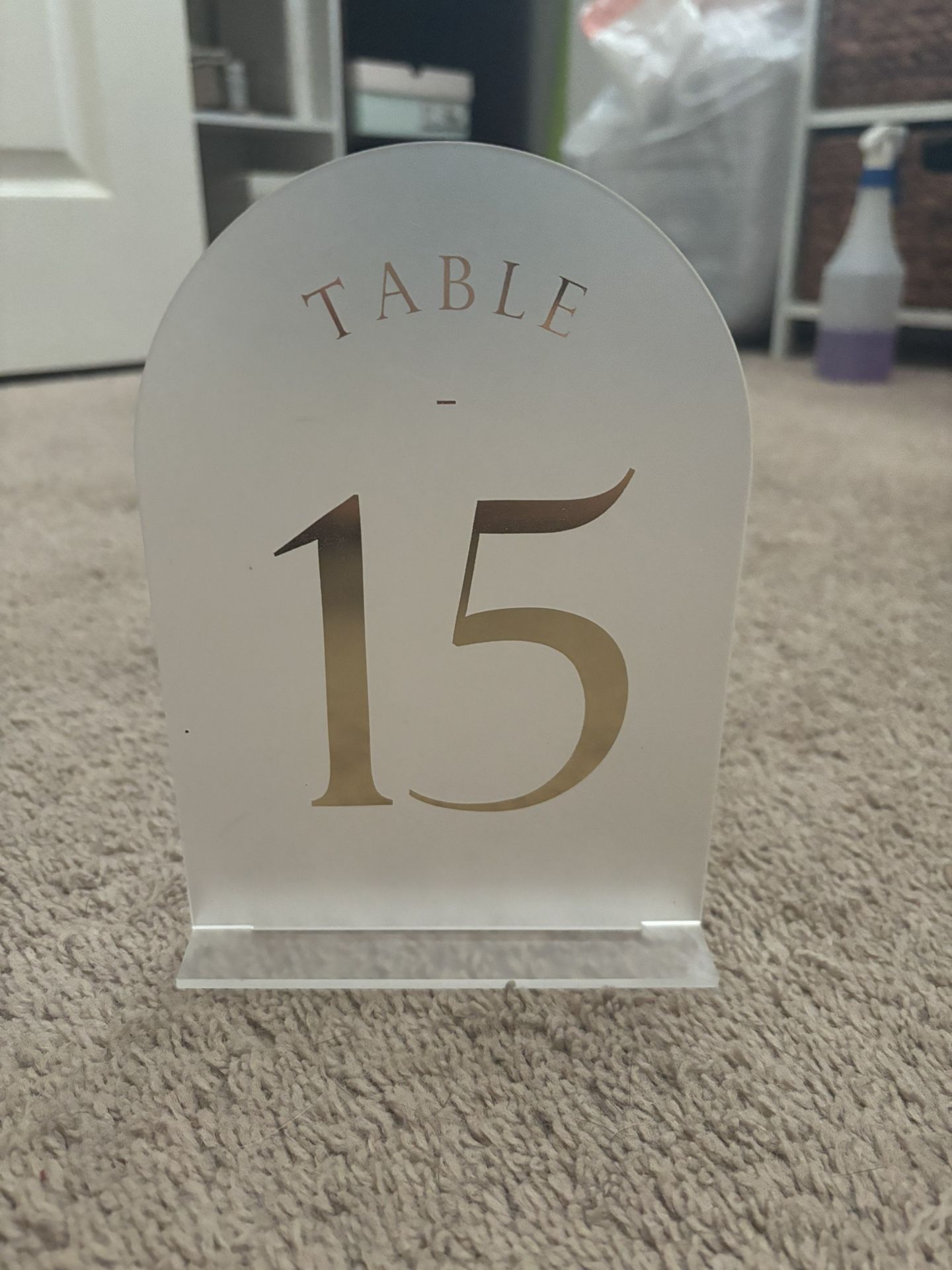 Table Numbers