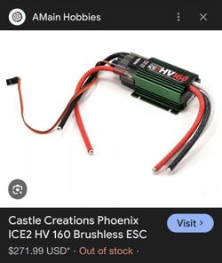 Castle Esc 160amp Esc Hb160