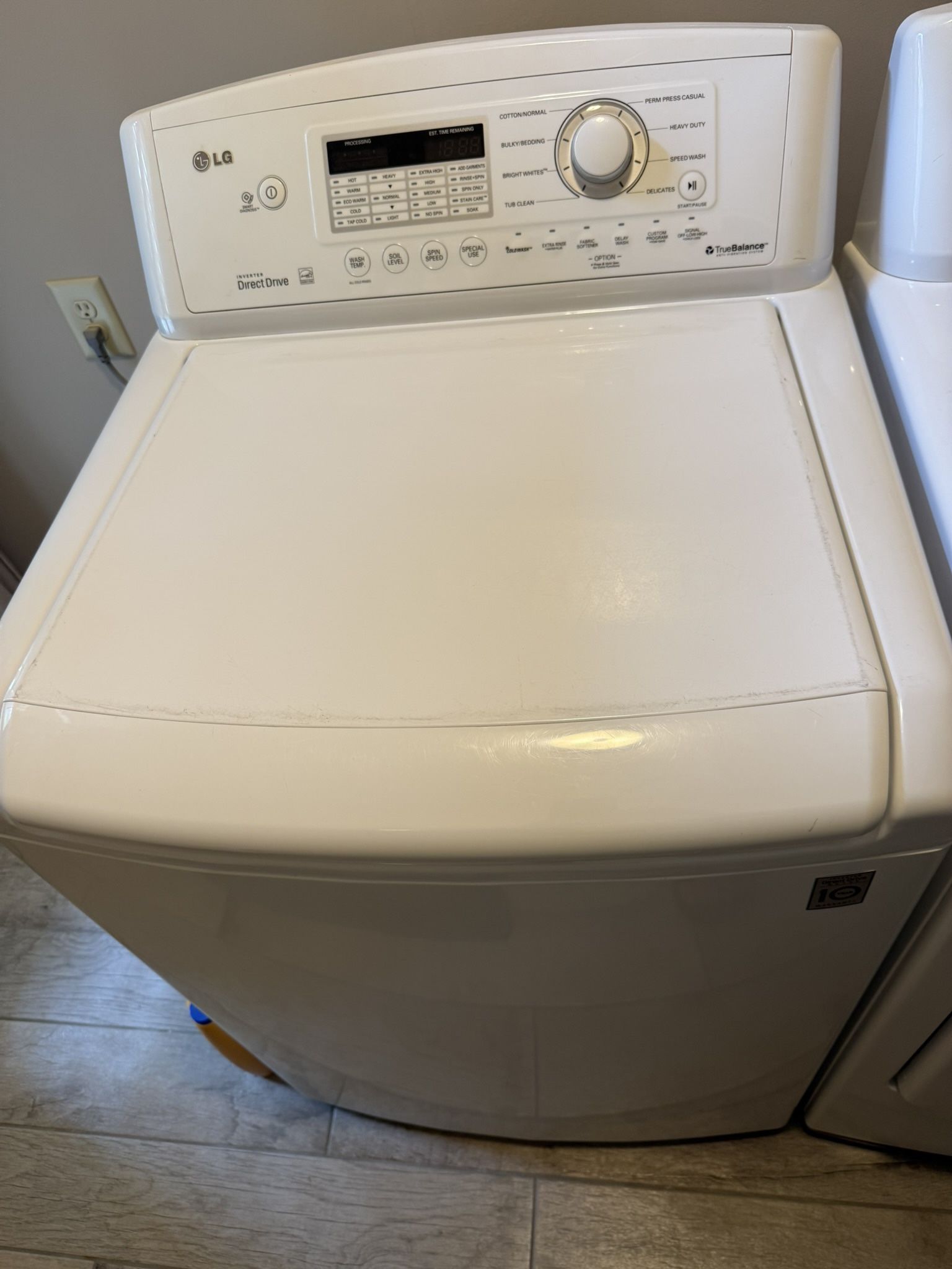 LG washer And gas dryer set Extra large capacity