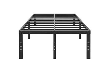 Black Metal Platform Bed Frame CAL KING New In Box
