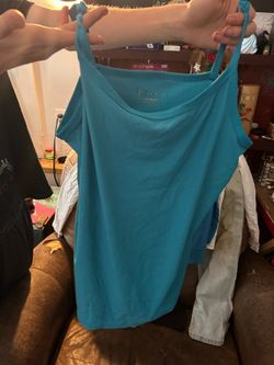 Women’s blue tank top