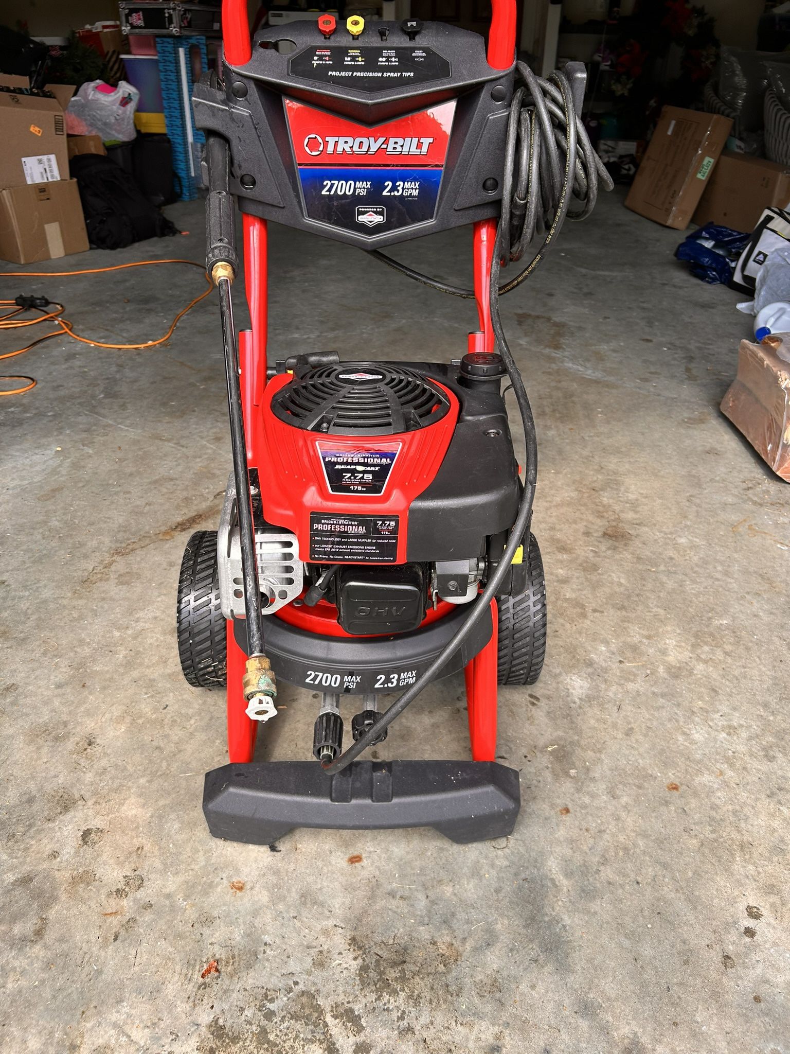 Troy Bilt 2700 PSI Pressure Washer