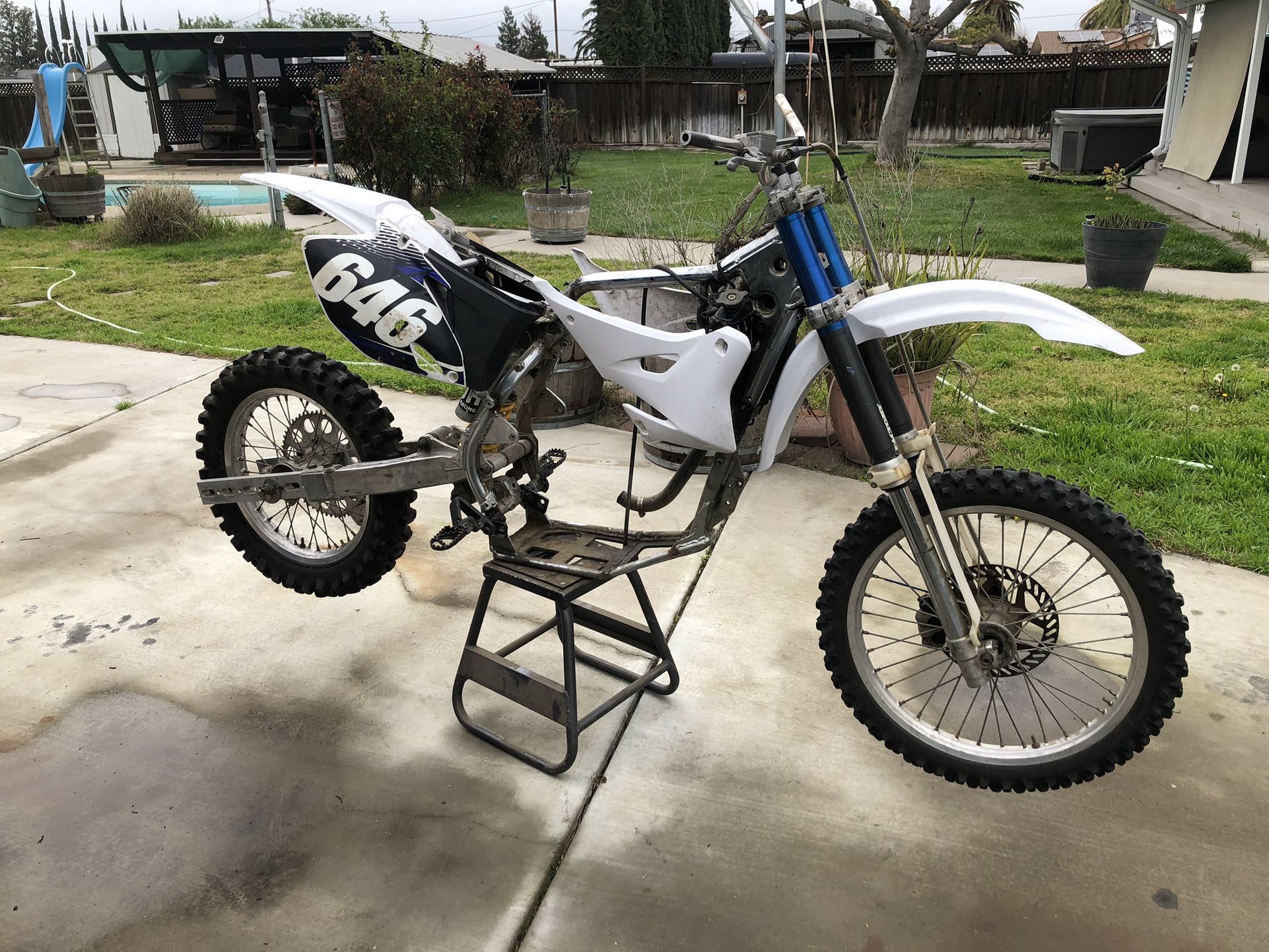 Hill Climber Dirt Bike Rolling Chassis KX, YZ450F, RMZ