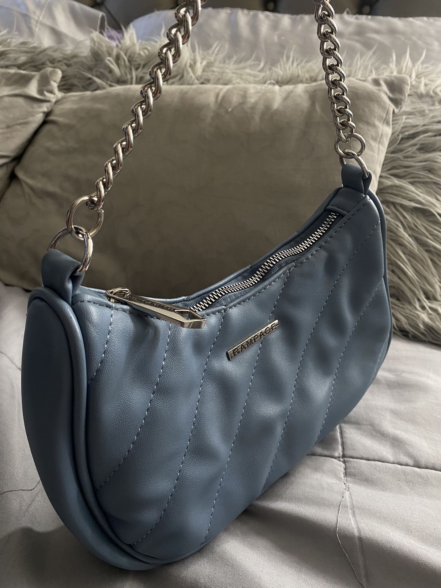 Blue Shoulder Purse
