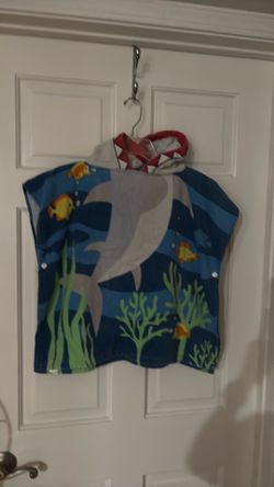 Toddler Hooded Shark Pool/Bath Towel