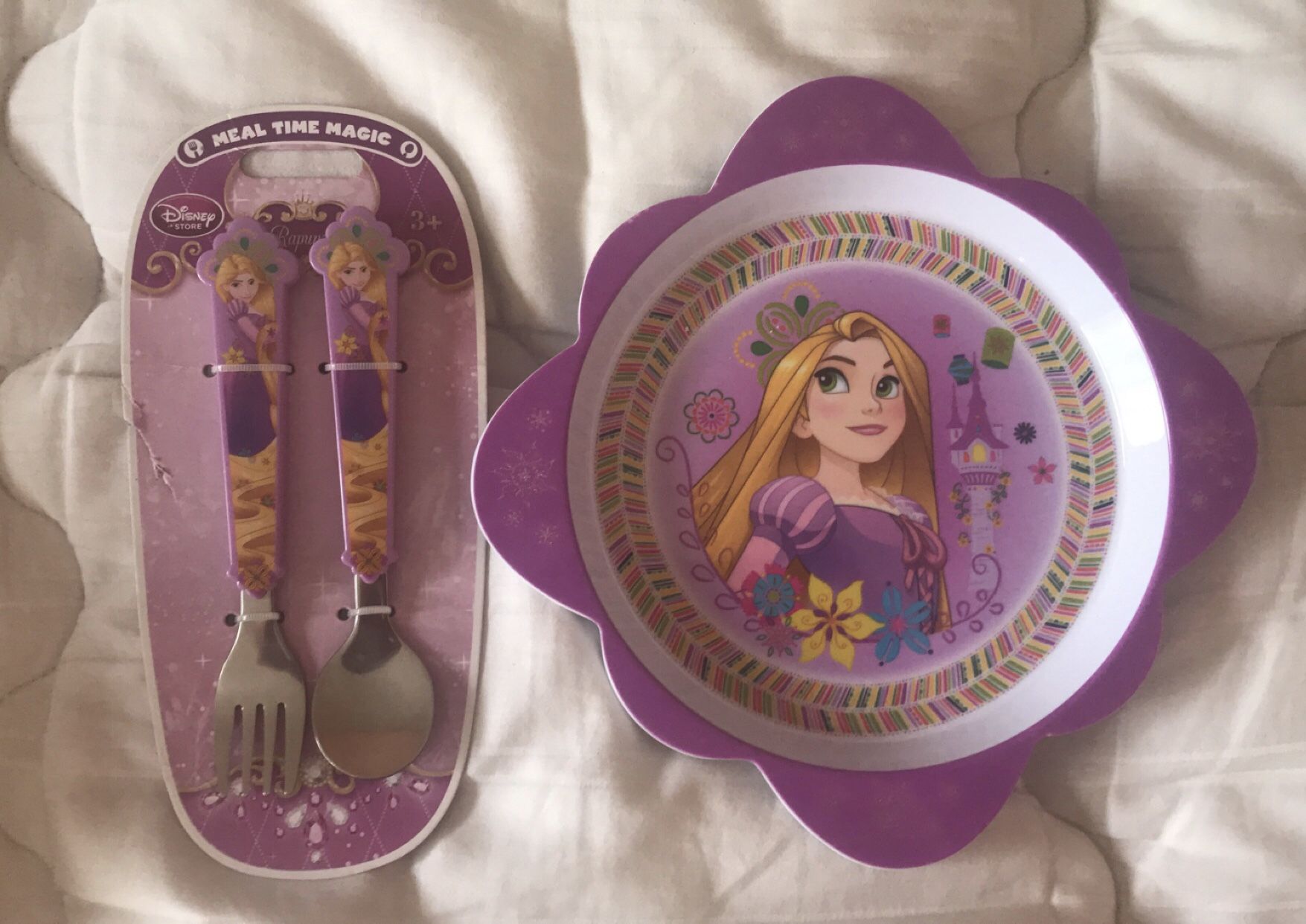 Rapunzel kids dish set new