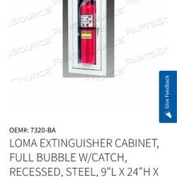 Fire Extinguisher Box Stainless 