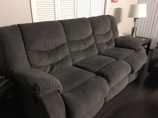 2 seater fabric recliner sofa