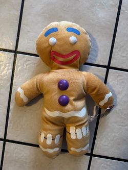 Dreamworks Shrek The Third 17” Stuff Plush Gingerbread Man