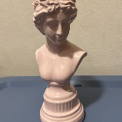 Pink Small Statue Of Greek Goddess Diana 