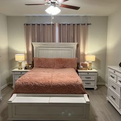 7 Piece Master Bedroom Set With Office Desk