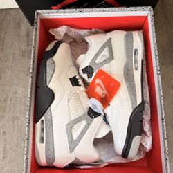 Jordan 4 White Cement