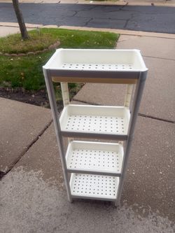 Storage 4 Tier Plastic Bin