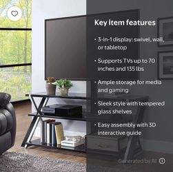 3-in-1 TV Stand
