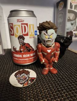 Funko Soda Marvel Zombie Iron Man Common MINT