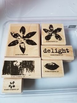 Rubber stamps Paint Prints Stampin Up