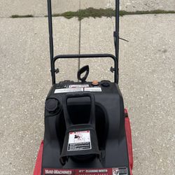 Yard Machines By MTD 5.5 Hp With Electric Start