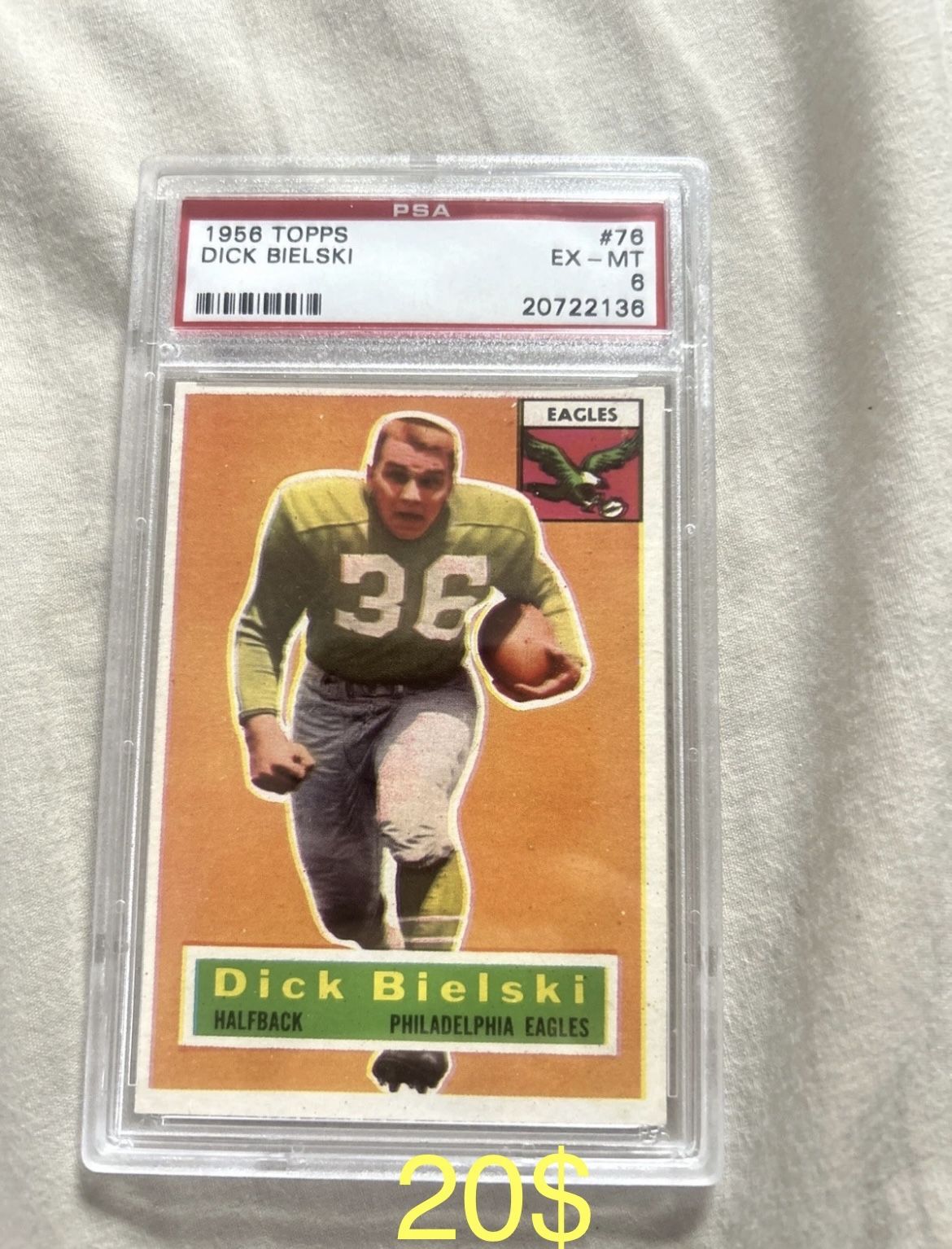 1956 Topps PSA 6 Dick Bielski