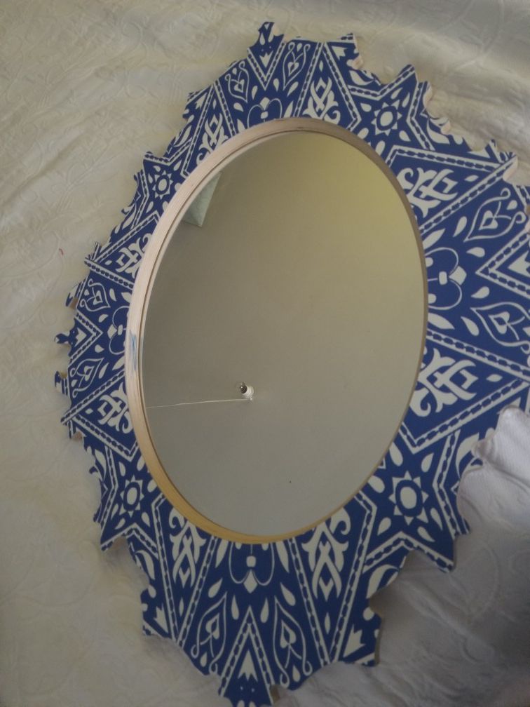 New royal blue mirror