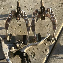 Vintage BMX Brakes, Front & Rear, Shimano Levers, Perfect For Klunker, Extra Stopping Power, Lee Chi, Extra Stopping Power, Located In LaHabra Ca
