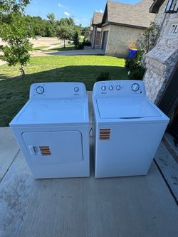 Amana washer and dryer