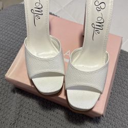 White Heels Brand New Forever 21