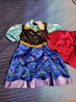 Disney Frozen Anna Girls Costume Dress