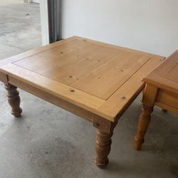 Coffee Table & End Table - Solid Wood