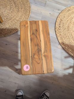Small wooden bench