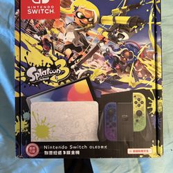 Nintendo Switch Oled Splatoon Edition READ DESCRIPTION 