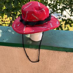 SUPREME Denim Logo Boonie Hat 