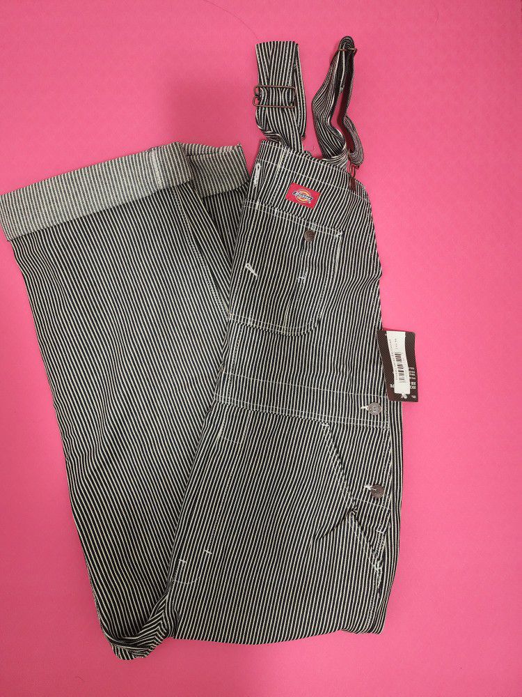 Dickies Striped Overalls