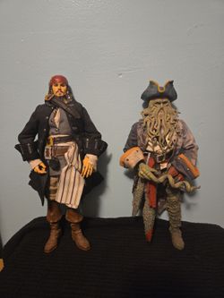Capitan jack sparrow and Jones Claw