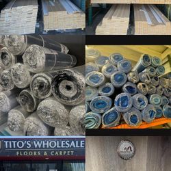 Underlayment, Baseboards, Vinyl Floor In Stock!!