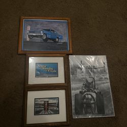 Drag Racing/Hot Rod Artwork and Tin Signs
