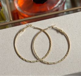 18k Gold Filled Hoops