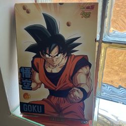 Reese’s Puffs Dragon Ball Z Goku Cereal Box Empty