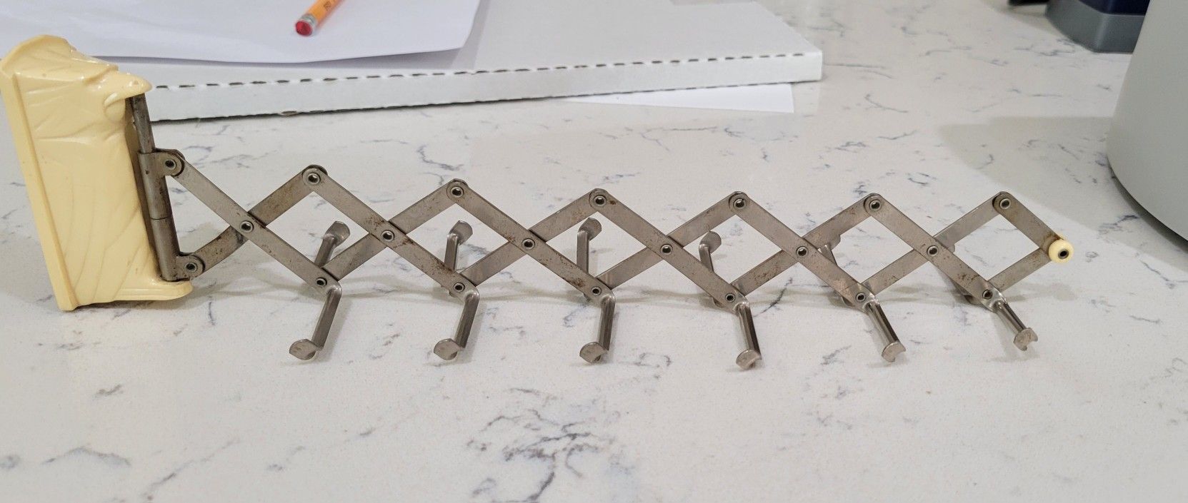 Vintage Wall Mount Belt, Scarf, Tie Holder Rack