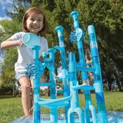 NEW MindWare 125 Piece Aqua Maze Marble - Water Marble Run-Engineering Fun with a Splash for Kids😀