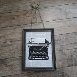Typewriter Wall Art 