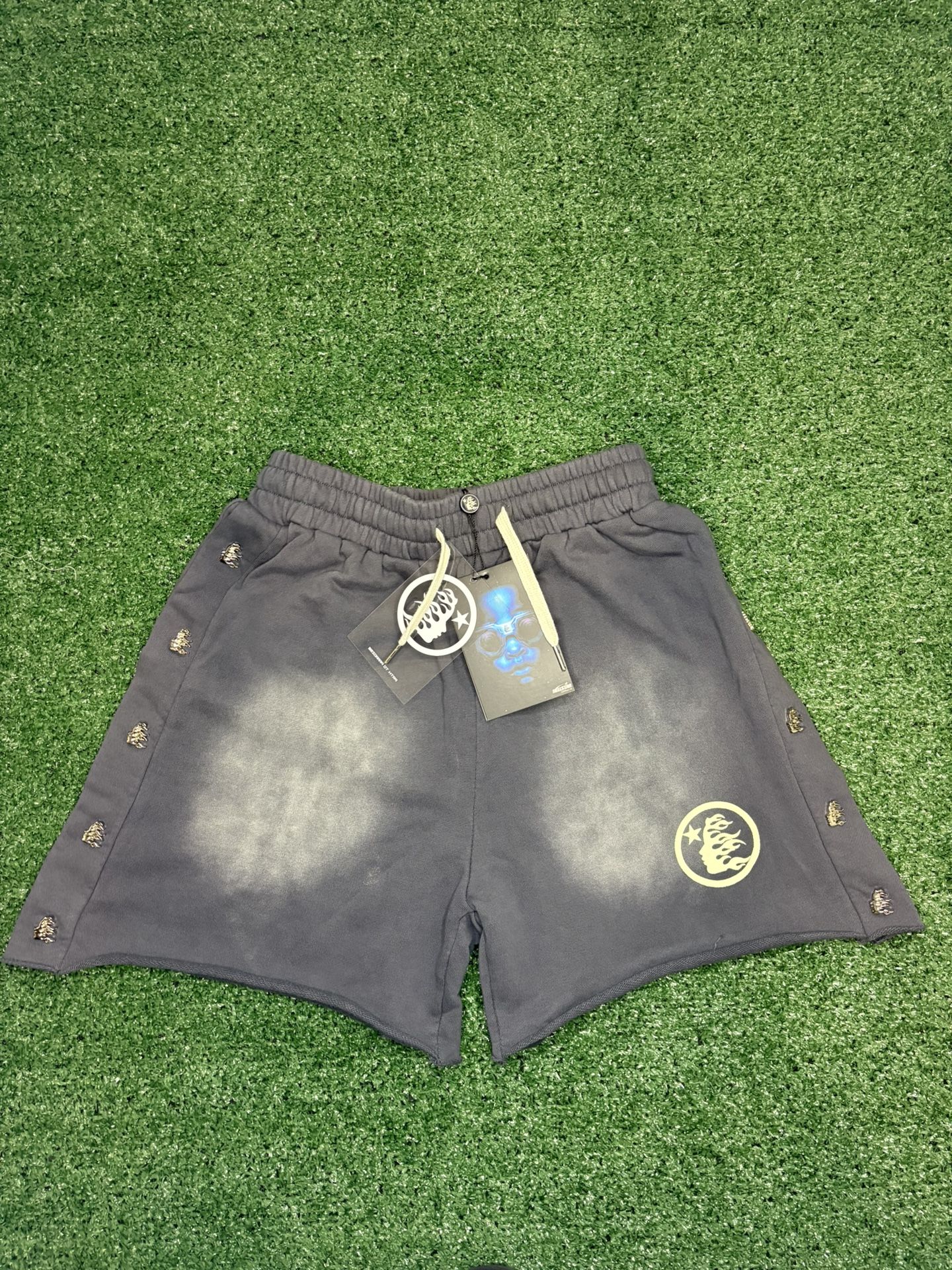 Grey Hellstar Shorts