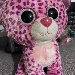 Large Pink Leopard Beanie Boo  