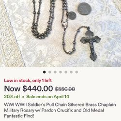 WWII Soldier's Pull  Chain 