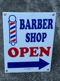 💈 Professional Barber Shops Custom Signs