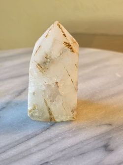 0.3lb (152g) Sparkling Druzy Agate Tower  Quartz Crystal
