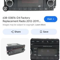 Factory Replacmemt Radio/CD Player