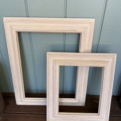 Whitewashed Wood Picture Frames