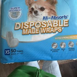 Dog Male Wraps Xs 